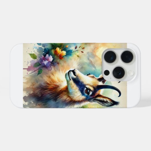 Chamois 111024AREF135 - Watercolor iPhoneケース (裏面横)