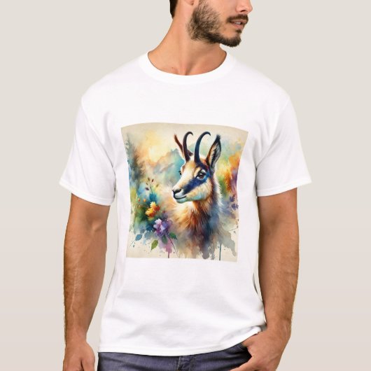 Chamois 111024AREF135 - Watercolor Tシャツ (正面)