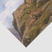 Chamois Goats in the Mountains (by Rosa Bonheur) 薄葉紙 (詳細)