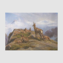 Chamois Goats in the Mountains (by Rosa Bonheur)