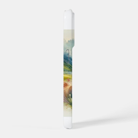 Chamois in the Alpine Light 061024AREF130 - Waterc iPhoneケース (右側面)