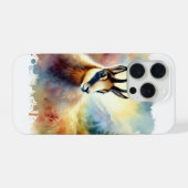 Chamois in the Light of Nature 180924AREF105 - Wat iPhoneケース (裏面横)