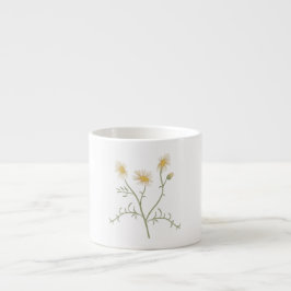 Chamomile Botanical Illustration Coffee Mug エスプレッソカップ