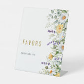 Chamomile & Eucalyptus Favors Sign 台座サイン (正面)