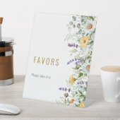 Chamomile & Eucalyptus Favors Sign 台座サイン (インサイチュ)