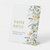 Chamomile & Eucalyptus Shower Diaper Raffle Sign 台座サイン (正面)