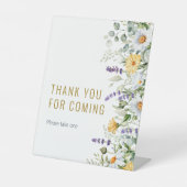 Chamomile & Eucalyptus Thanks for Coming 台座サイン (正面)