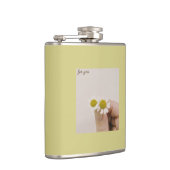 “Chamomile Floral Vinyl Flask – ‘For You’  フラスク (右)