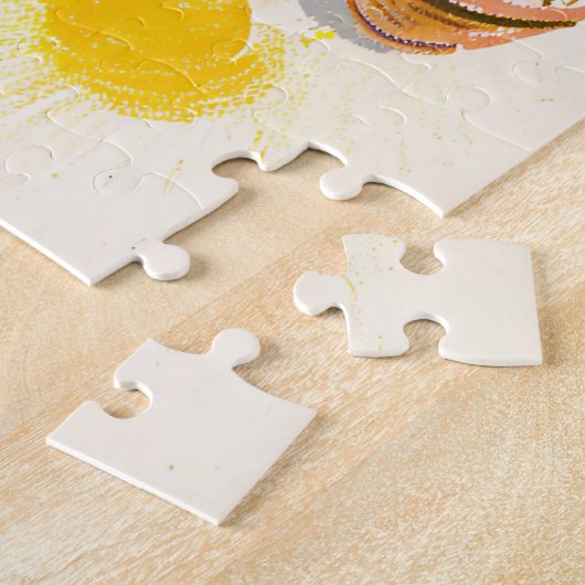 Chamomile & Honey Jigsaw Puzzle ジグソーパズル (側面)