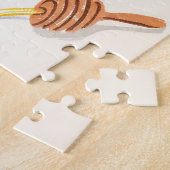 Chamomile Serenity – Tea & Honey Jigsaw Puzzle ジグソーパズル (側面)