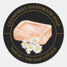 Chamomile Soap label ラウンドシール