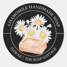 Chamomile Soap label