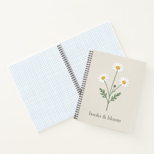 Chamomile Sprig - Soft Cream ノートブック (内部)