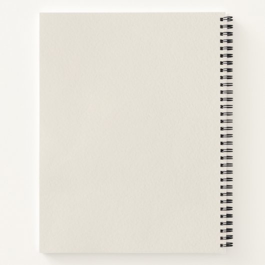 Chamomile Sprig - Soft Cream ノートブック (裏面)