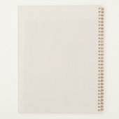 Chamomile Sprig - Soft Cream プランナー手帳 (裏面)