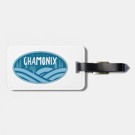 Chamonix France Outdoors ラゲッジタグ (裏面横)