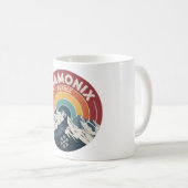 Chamonix France Retro Mountain Mug コーヒーマグカップ (正面右)