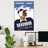 Chamonix, France, Ski Poster ポスター (ホームオフィス)