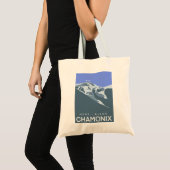 Chamonix, Mont Blanc，デジタルイメージ トートバッグ (正面(商品))