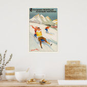 Chamonix Mont-Blanc Aix les Bains Mont Revard ポスター (キッチン)