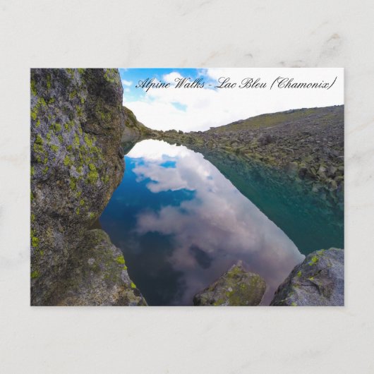 Chamonix, Mont Blanc - Lac Bleu,フランス ポストカード (正面)