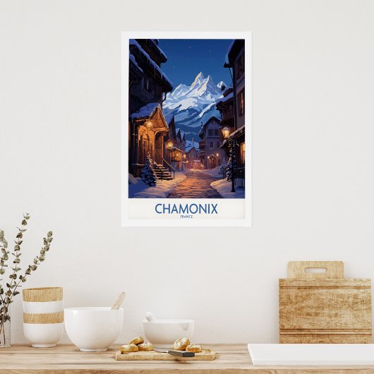 Chamonix Print 1 ポスター (キッチン)