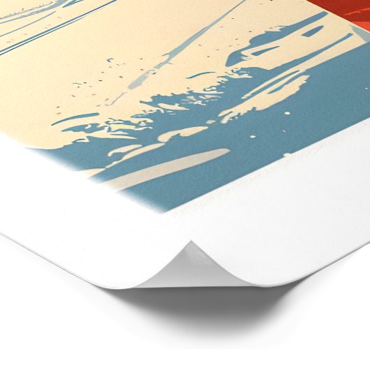 Chamonix Ski Poster 1 ポスター (角)