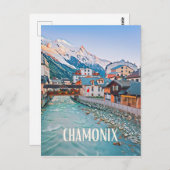 Chamonix Station de ski ポストカード (正面/裏面)