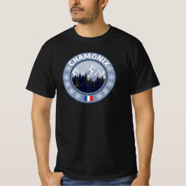 Chamonix Station de Ski Tシャツ