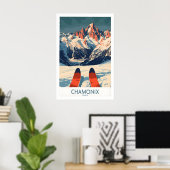 Chamonix Wall Art Poster 1 ポスター (ホームオフィス)
