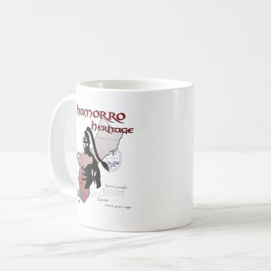 Chamorroの精神のコピー コーヒーマグカップ (正面左)