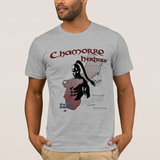 Chamorroの精神色 Tシャツ (正面)