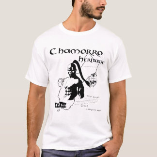 Chamorroの精神bw Tシャツ