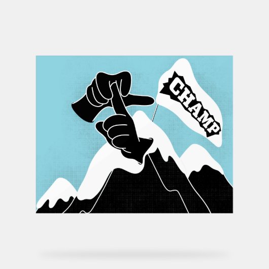 Champ - ASL Design アクリルサイン (正面)