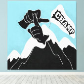 Champ - ASL Design キャンバスプリント (インサイチュ (ウッドフロア))