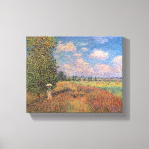 Champ de Coquelicots – クロード・モネ – c1875 キャンバスプリント