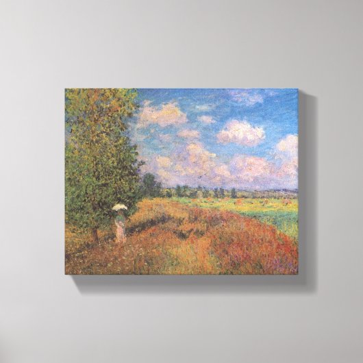Champ de Coquelicots – クロード・モネ – c1875 キャンバスプリント (正面)