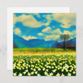 Champ de jonquilles - peinture (正面/裏面)