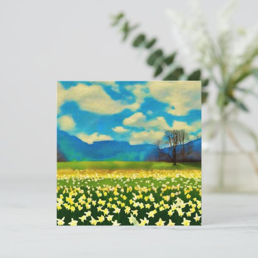 Champ de jonquilles - peinture (スタンド正面)