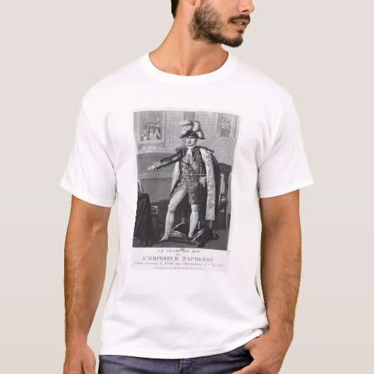 「Champ de Mai」か皇帝ナポレオンI Tシャツ (正面)
