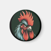 "Champ the Grumpy Rooster" Magnet マグネット (正面)