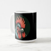 Champ the Grumpy Rooster Mug コーヒーマグカップ (正面左)