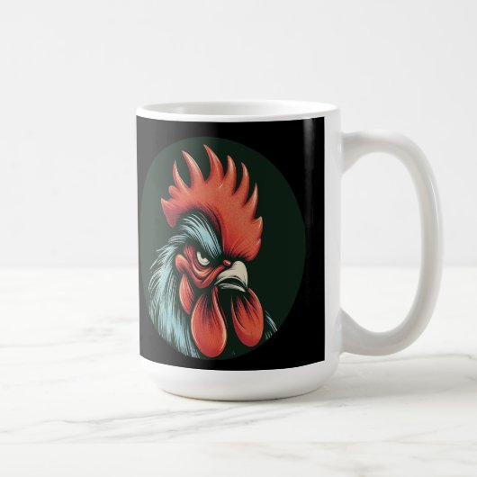 Champ the Grumpy Rooster Mug コーヒーマグカップ (右)