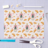 Champagne and Croissants 薄葉紙 (クラフト)