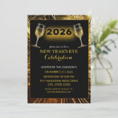 Champagne and Fireworks New Year's 招待状 (スタンド正面)