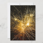 Champagne and Fireworks New Year's 招待状 (裏面)