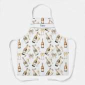 Champagne and Prosecco Lover Apron エプロン (正面)
