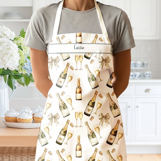 Champagne and Prosecco Lover Apron エプロン