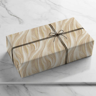 Champagne Beige Elegant Wedding Wrapping Paper ラッピングペーパーシート