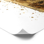 Champagne Bottle Wall Art Print 'Midas' ポスター (角)